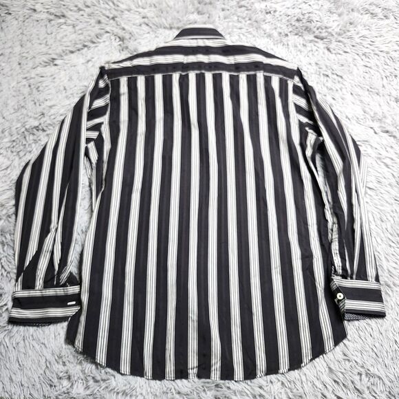 TailorByrd Shirt‎ Mens XL Striped Button Up Classic Fit Flamingo Print Casual - Picture 2 of 12